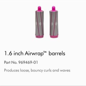 Dyson Airwrap 1.6 barrels